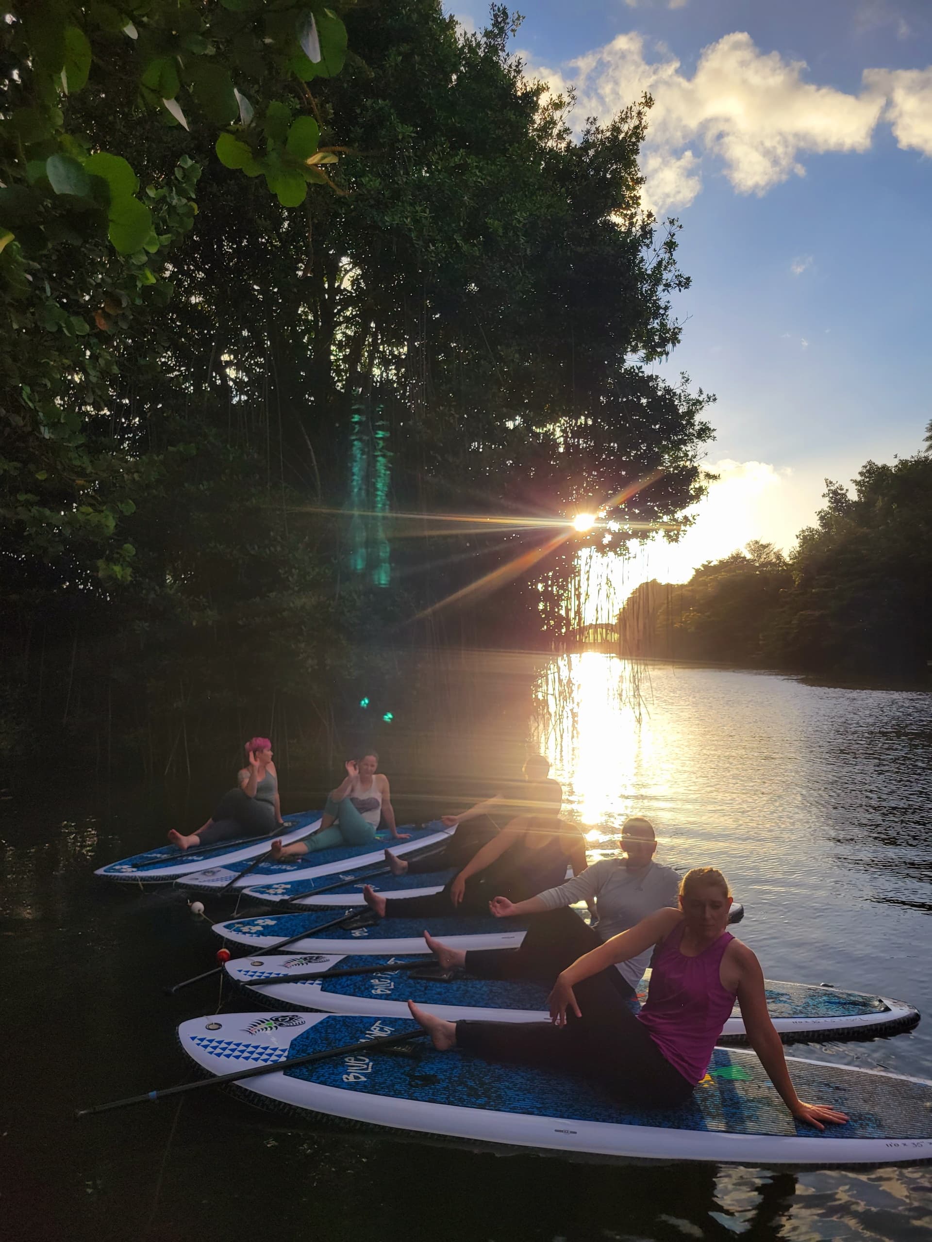 Sunset SUP Yoga