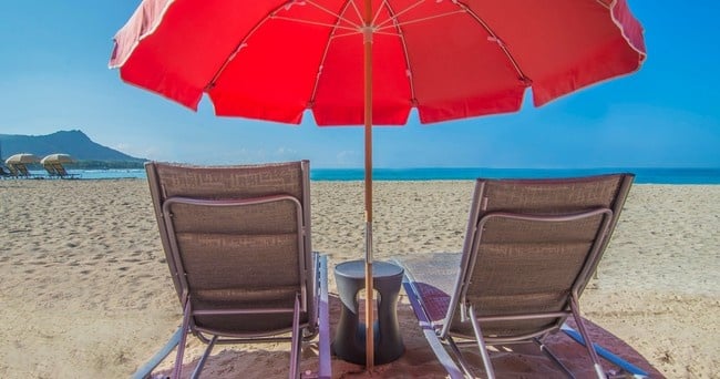 RH • Pink Beach Umbrella Sets